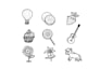 create clip art of whatever you need
